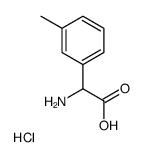 2-amino-2-(3-methylphenyl)acetic acid,hydrochloride Structure