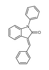 (E)-3-benzylidene-1-phenylindolin-2-one Structure