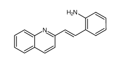 β-(2-quinolyl)-2-aminostyrene结构式