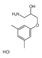 1-amino-3-(3,5-dimethylphenoxy)propan-2-ol,hydrochloride Structure