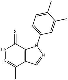 1-(3,4-dimethylphenyl)-4-methyl-1H-pyrazolo[3,4-d]pyridazine-7-thiol picture