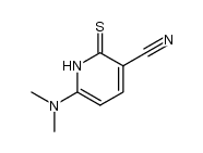 6-dimethylamino-3-cyano-2-pyridinethione结构式