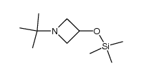 1-(tert-butyl)-3-((trimethylsilyl)oxy)azetidine Structure