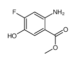2-Amino-4-fluoro-5-hydroxy-benzoic acid Methyl ester structure