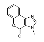 3-methylchromeno[3,4-d]imidazol-4-one结构式