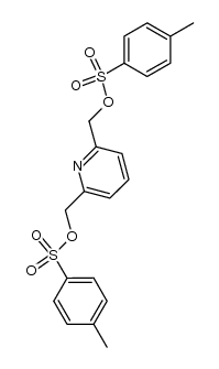 2,6-bis(p-toluenesulfonyloxymethyl)pyridine结构式