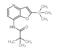 N-(2-(Trimethylsilyl)furo[3,2-b]pyridin-7-yl)pivalamide structure