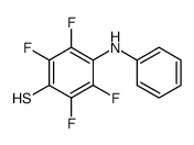 4-anilino-2,3,5,6-tetrafluorobenzenethiol结构式