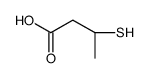 (3R)-3-sulfanylbutanoic acid结构式