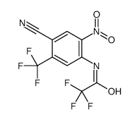 N-[4-cyano-2-nitro-5-(trifluoromethyl)phenyl]-2,2,2-trifluoroacetamide结构式