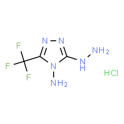 3-HYDRAZINO-5-(TRIFLUOROMETHYL)-4H-1,2,4-TRIAZOL-4-AMINE HYDROCHLORIDE picture