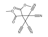 dimethyl 2,2,3,3-tetracyanocyclopropane-1,1-dicarboxylate结构式