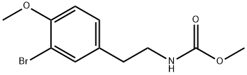 Methyl 3-Bromo-4-methoxyphenethylcarbamate Structure
