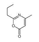 4-methyl-2-propyl-1,3-oxazin-6-one结构式