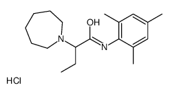2-(azepan-1-yl)-N-(2,4,6-trimethylphenyl)butanamide,hydrochloride结构式
