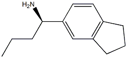 (1R)-1-INDAN-5-YLBUTYLAMINE结构式