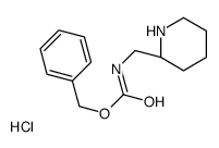 (R)-(哌啶-2-基甲基)氨基甲酸苄酯盐酸盐结构式