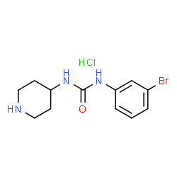 1-(3-Bromophenyl)-3-(piperidin-4-yl)ureahydrochloride picture