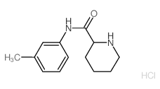 N-(3-Methylphenyl)-2-piperidinecarboxamide hydrochloride结构式