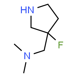 3-Pyrrolidinemethanamine,3-fluoro-N,N-dimethyl-(9CI) structure