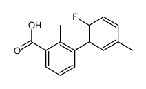 3-(2-fluoro-5-methylphenyl)-2-methylbenzoic acid Structure