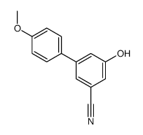 3-hydroxy-5-(4-methoxyphenyl)benzonitrile结构式