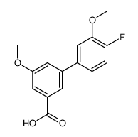 3-(4-fluoro-3-methoxyphenyl)-5-methoxybenzoic acid结构式