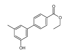 ethyl 4-(3-hydroxy-5-methylphenyl)benzoate Structure