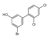 3-bromo-5-(2,4-dichlorophenyl)phenol Structure