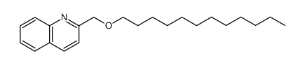 1-(2-quinolinylmethoxy)dodecane Structure