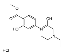 methyl 4-[[2-(diethylamino)acetyl]amino]-2-hydroxybenzoate,hydrochloride结构式
