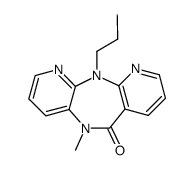 5,11-Dihydro-5-methyl -11-propyl-6H-dipyrido[3,2-b:2',3'-e][1,4]-diazepin-6-one Structure