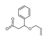 (2-nitro-1-prop-2-enoxyethyl)benzene Structure