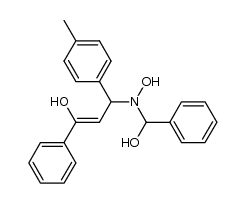 (Z)-3-(hydroxy(hydroxy(phenyl)methyl)amino)-1-phenyl-3-(p-tolyl)prop-1-en-1-ol结构式