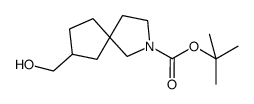 tert-butyl 7-(hydroxymethyl)-2-azaspiro[4.4]nonane-2-carboxylate structure