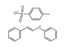 (E)-phenyl(styryl)iodonium 4-methylbenzenesulfonate结构式