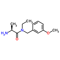 N-Ethyl-N-(3-methoxybenzyl)-L-alaninamide Structure