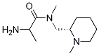 (S)-2-AMino-N-Methyl-N-(1-Methyl-piperidin-2-ylMethyl)-propionaMide结构式