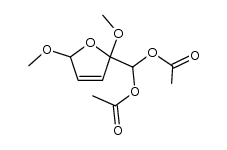 2-Diacetoxymethyl-2,5-dimethoxy-2,5-dihydro-furan Structure