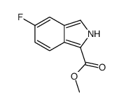 5-氟-2H-异吲哚-1-羧酸甲酯结构式