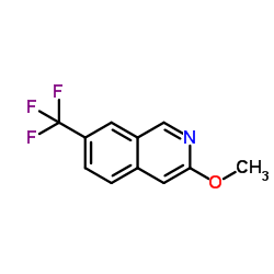 7-(trifluoromethyl)-3-Methoxyisoquinoline Structure