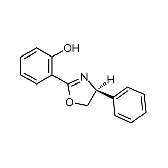 (S)-2-(4-苯基-4,5-二氢噁唑-2-基)苯酚结构式