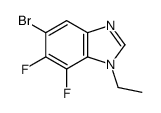 5-Bromo-1-ethyl-6,7-difluoro-1,3-benzodiazole picture