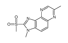 3,7-dimethyl-2-methylsulfonylimidazo[4,5-f]quinoxaline Structure