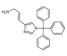 3-(1-tritylimidazol-4-yl)prop-2-en-1-amine Structure