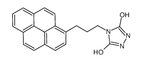 4-(3-pyren-1-ylpropyl)-1,2,4-triazolidine-3,5-dione结构式