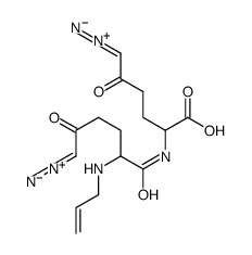 Alazopeptin structure
