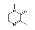 Pyrazine, 1,2,5,6-tetrahydro-1,3-dimethyl-2-methylene- (9CI)结构式