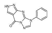 1,8-Dihydro-8-phenyl-4H-pyrazolo(3,4-d)(1,2,4)triazolo(1,5-a)pyrimidin-4-one Structure