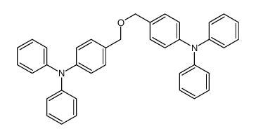 N,N-diphenyl-4-[[4-(N-phenylanilino)phenyl]methoxymethyl]aniline Structure